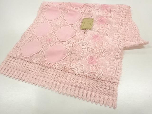 ビロードレース花模様ショール
